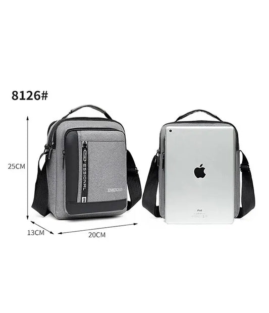 Bolso de un solo hombro de gran capacidad para hombre, mochila impermeable y resistente al desgaste
